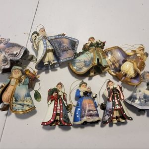 Thomas Kinkade Santa collection